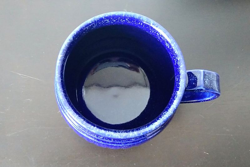 瑠璃釉マグカップ