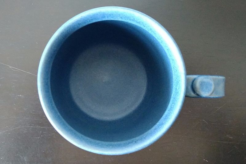 青マットマグカップ