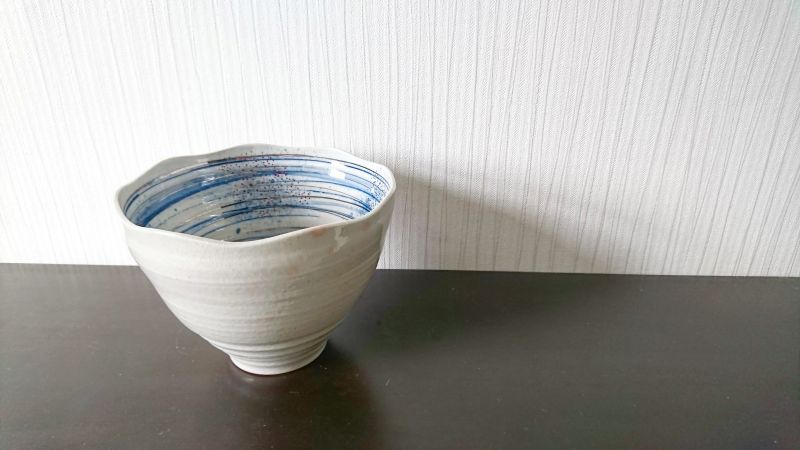 渦潮麺鉢　【茶・白セット】