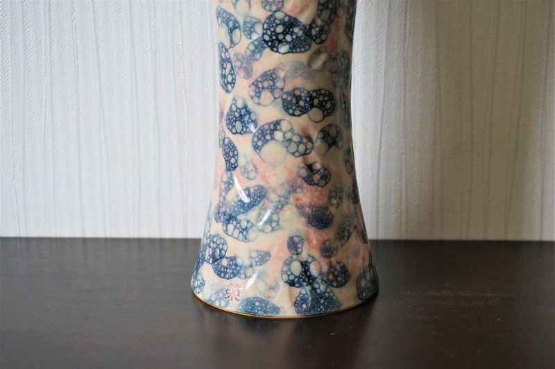 バブル釉花瓶